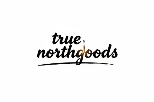 True North Goods Logo - White Background